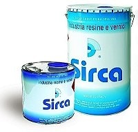 Эмаль полиуретановая белая тиксотропная Sirca, серия lpp030.25, 25кг, Италия