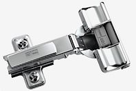 Петля для угловых дверей 90° с монтажной планкой и доводчиком Slowmotion Alfa, FGV MS Slide On, Италия
