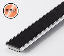 Профиль SIBU PR Profil Z 239 Nero matt, артикул 15091, размер 2705x23,9  мм