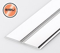 Профиль SIBU PR Profil M 50 Silver gloss, артикул 11539, размер 2705x50 мм