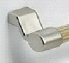 Заглушка декоративная для овального профиля, левая, хром (48.3110.9990)