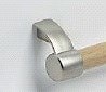 Заглушка декоративная с крепежем к фасаду для арт. 15.6780 цвет - алюминий, левая (46.3140.3671)