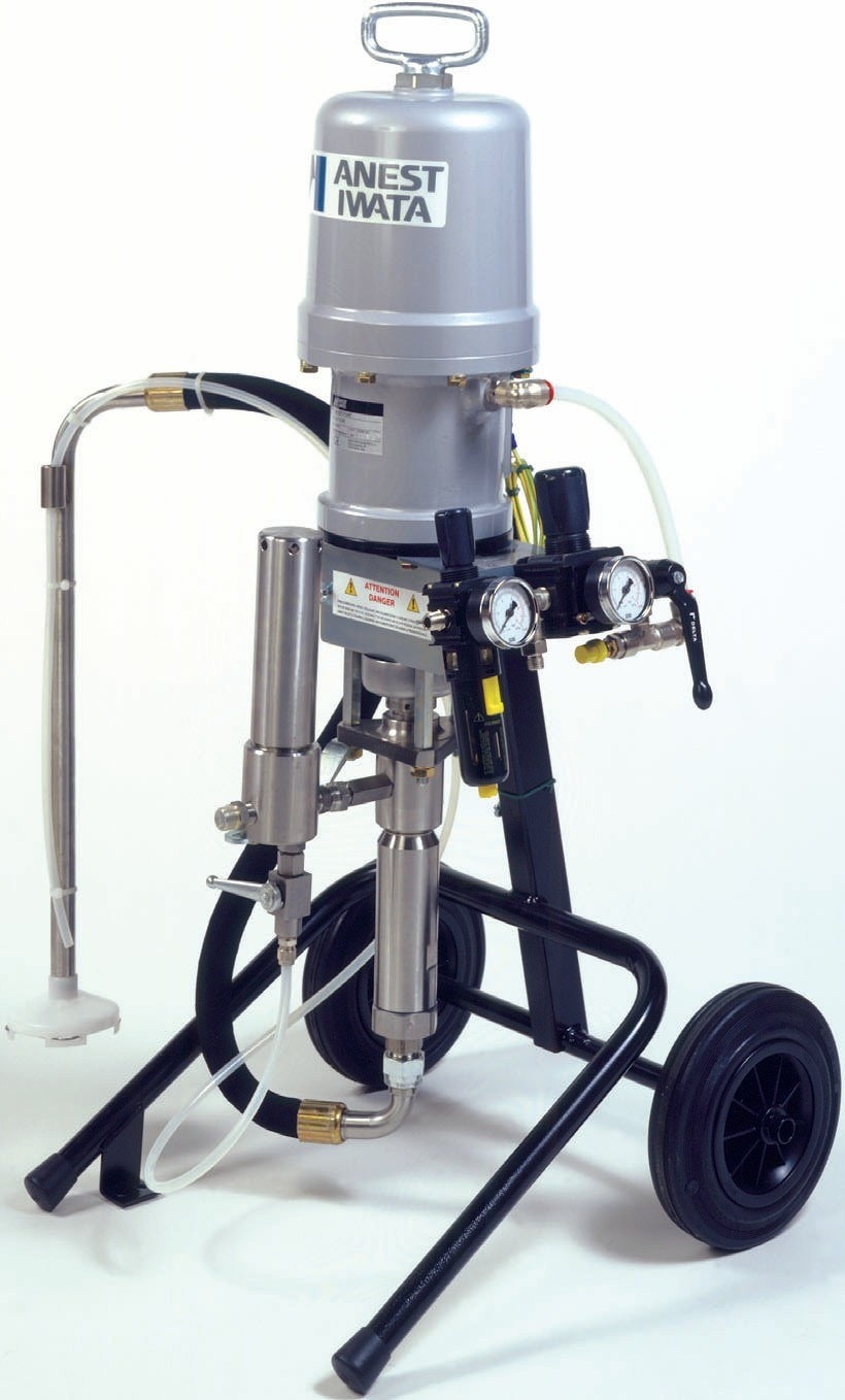 Поршневой насос для безвоздушного (комбинированного) распыления Iwata MSU 433TX, Япония